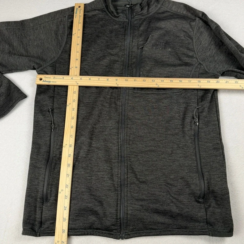 The North Face Men's Full Zip Jacket Gray Large